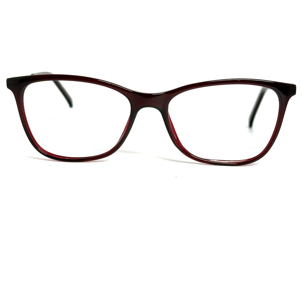 Advantage W920 Wine Red Cat Eye Eyeglass Frames with Rhinestone Detail 53-17-140